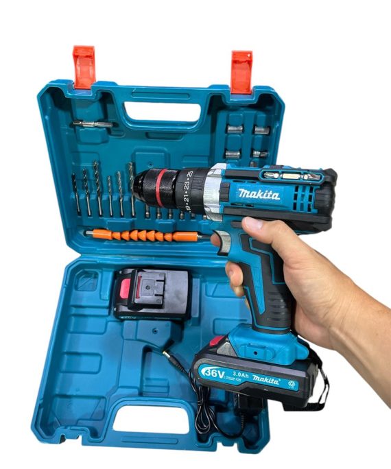 Taladro Inalambrico Mandril Metalico 36V